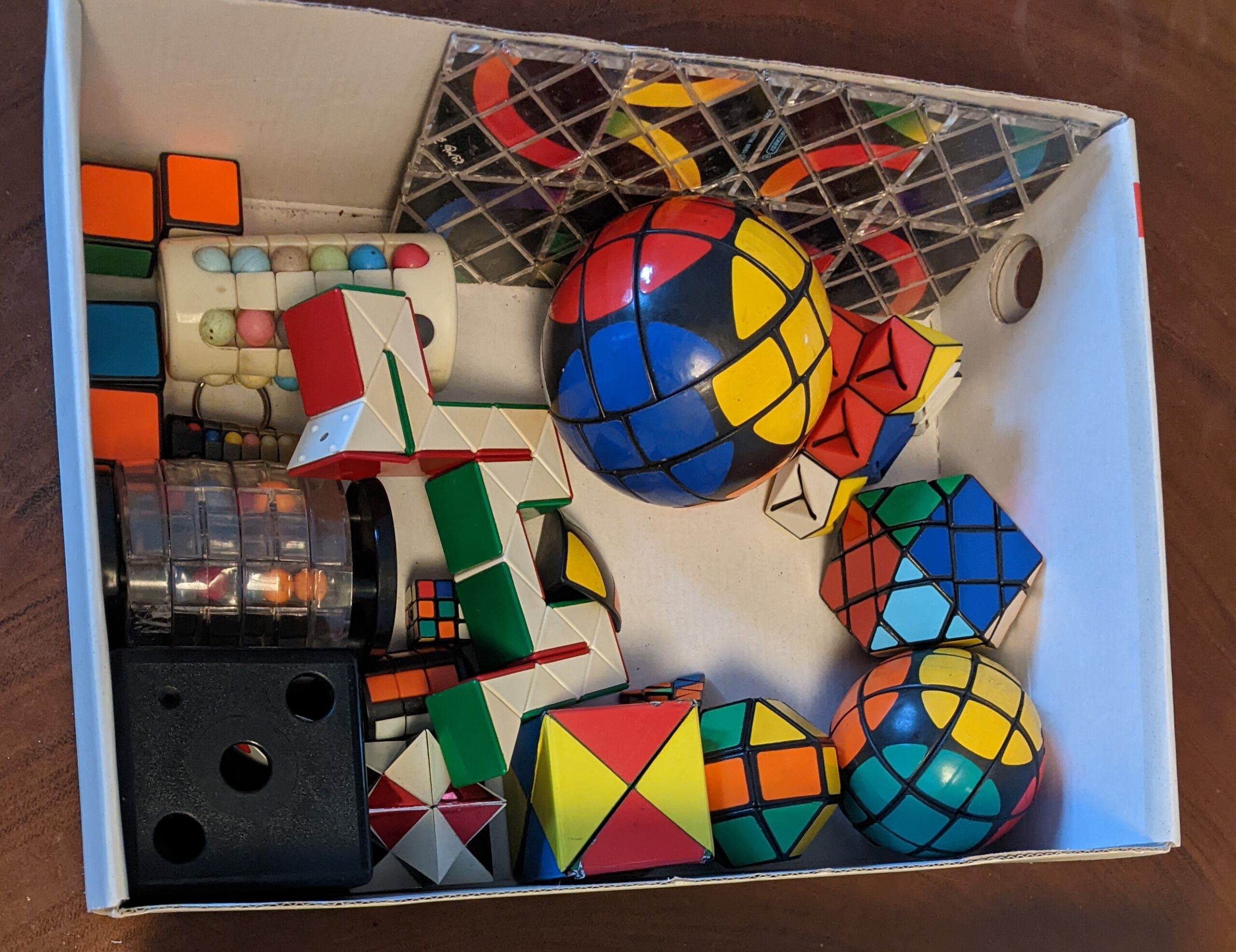 Verzameling Rubik's cubes